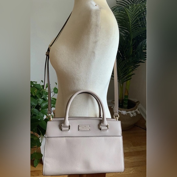KATE SPADE GROVE STREET CALEY TOP HANDLE CROSSBODY ALMONDINE - Picture 3 of 13